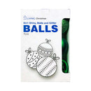 Ideal Living Christmas Balls 7cm 6's