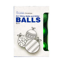 Ideal Living Christmas Balls 8cm x 6's