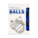 Ideal Living Christmas Balls 8cm x 6's