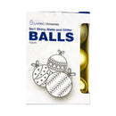 Ideal Living Christmas Balls 10cm 6's