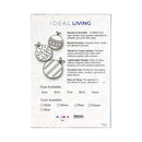 Ideal Living Christmas Balls 10cm 6's