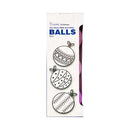 Ideal Living Christmas Balls Lavender 3's