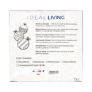 Ideal Living Multicolor Christmas Balls 10cm 4's