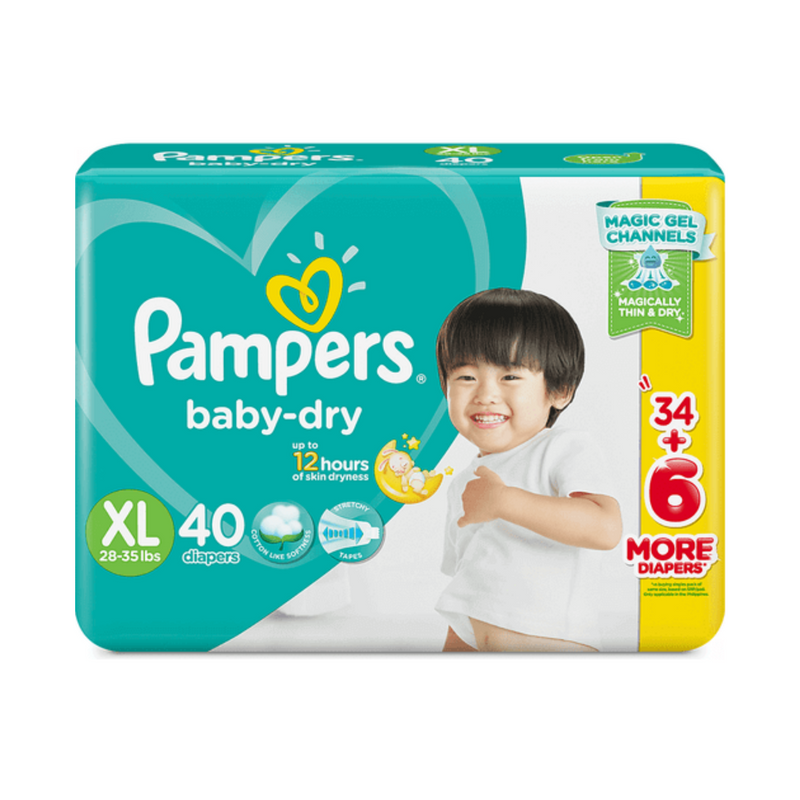 Pampers Diaper Baby-Dry Extra Large 40's