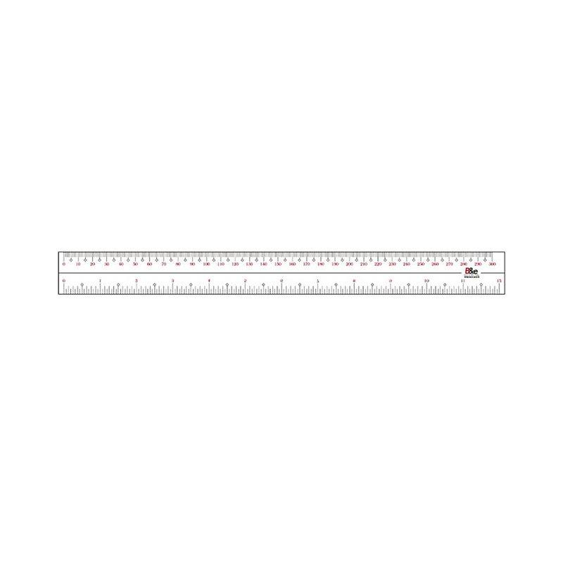 B And E Ruler 30cm