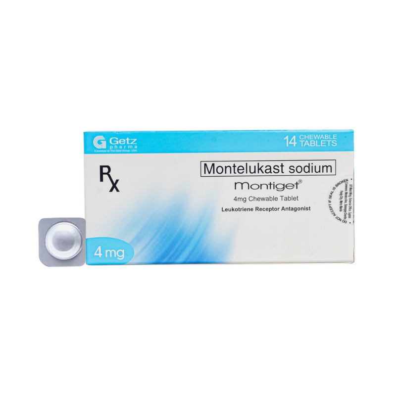 Montelukast Sodium 4mg Tablet 1's