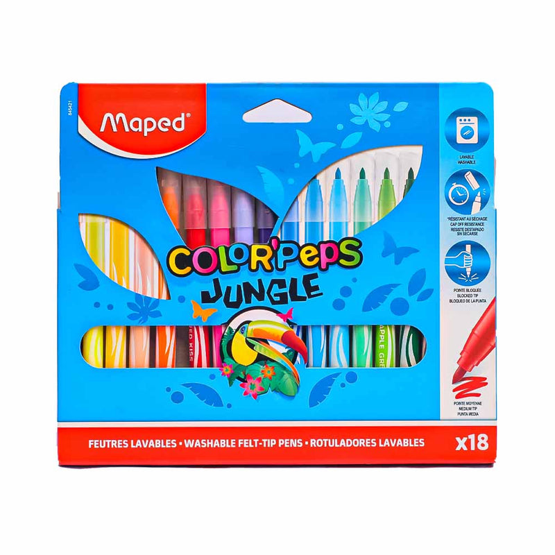 Maped Color Peps Colored Pen 18's