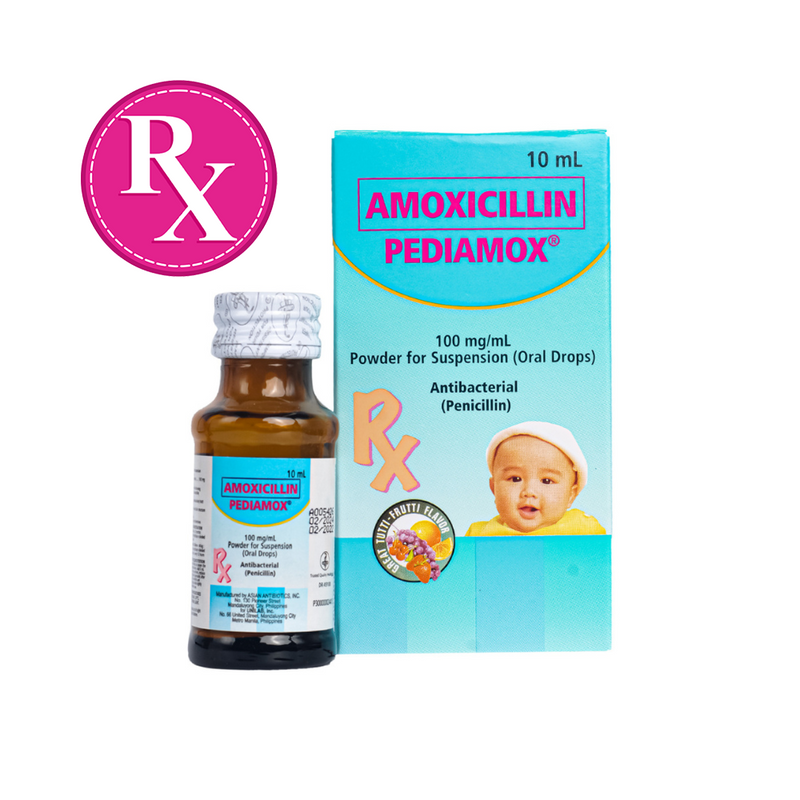 Pediamox Amoxicillin 100mg/ml Drops 10ml