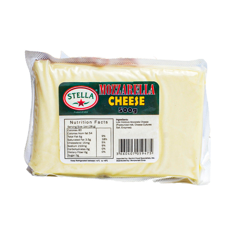 Stella Mozarella Cheese Block 500g