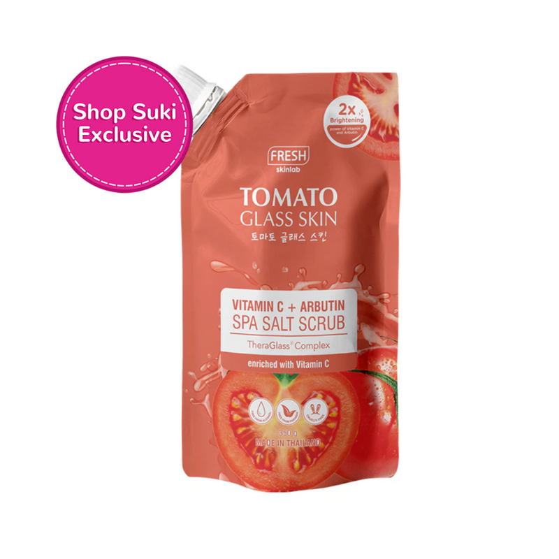 Skinlab Tomato Glass Skin Vitamin C + Arbutin Spa Salt Scrub 350g