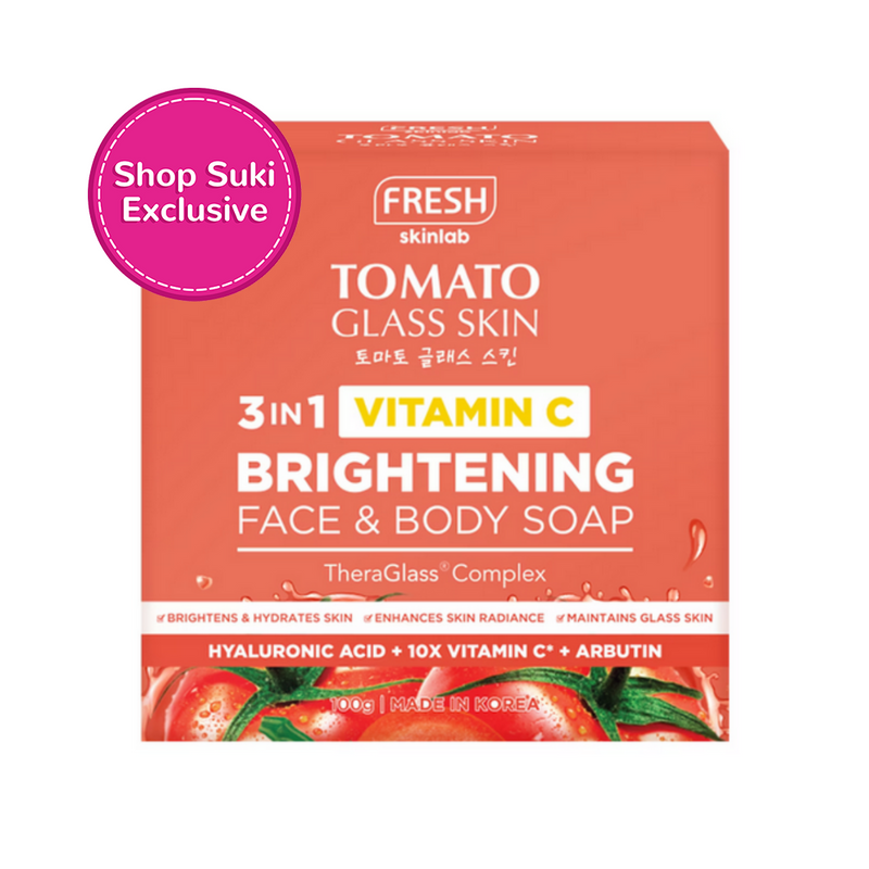 Fresh Skinlab Glass Skin Face And Body Soap 100g