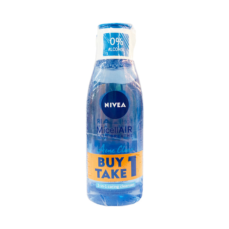 Nivea Face Micell Air Water Acne Clear 200ml x 2's