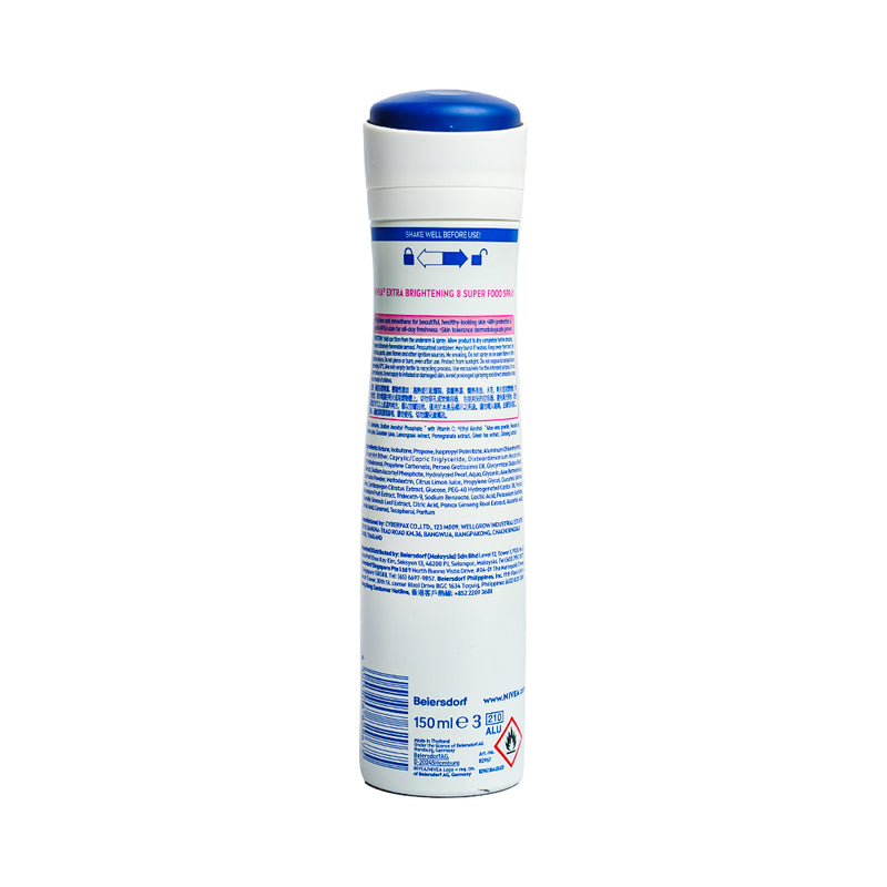 Nivea Extra Brightening Collagen Deodorant Spray 150ml