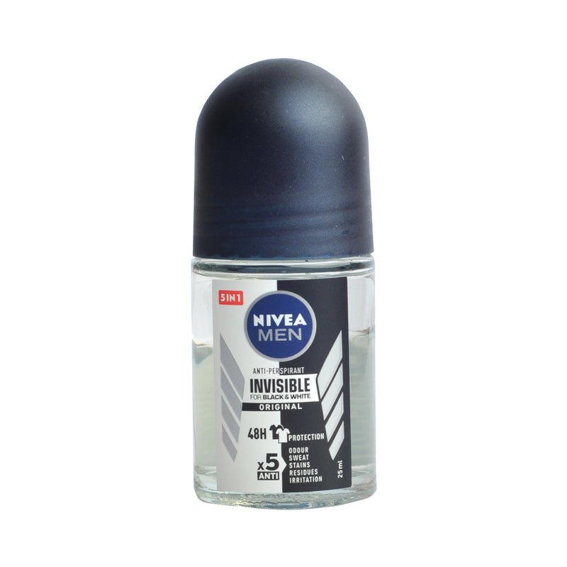 Nivea Invisible Black And White Deodorant Roll On Power 25ml