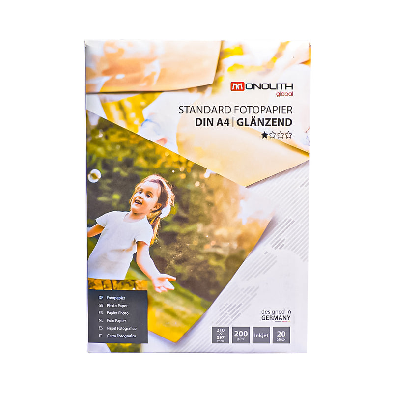 Monolith Standard Brilliant Photopaper 20in1 A4