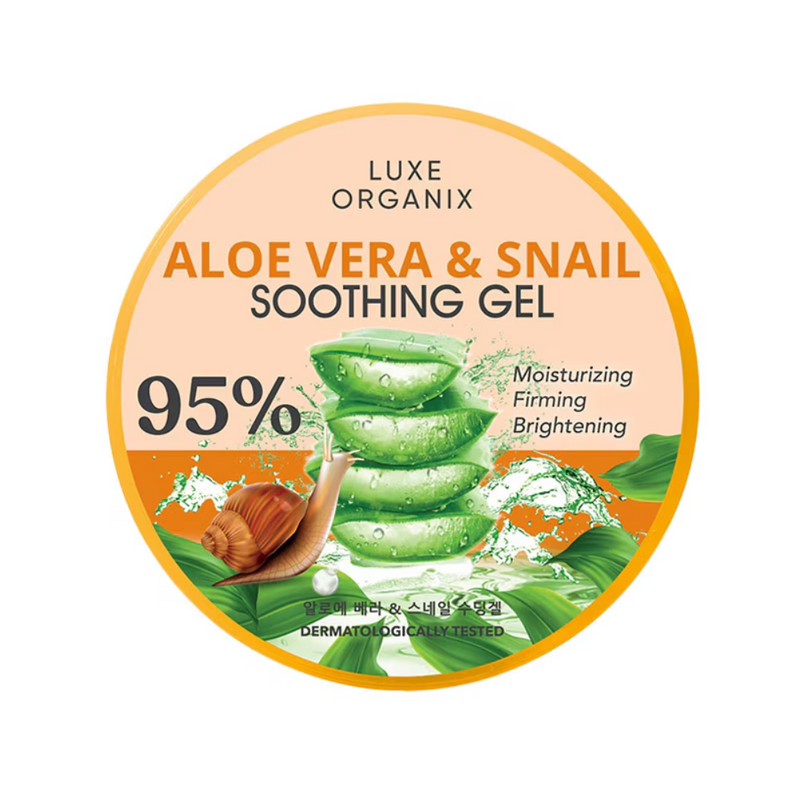 Luxe Organix Snail And Aloe Soothing Gel 95% 300ml
