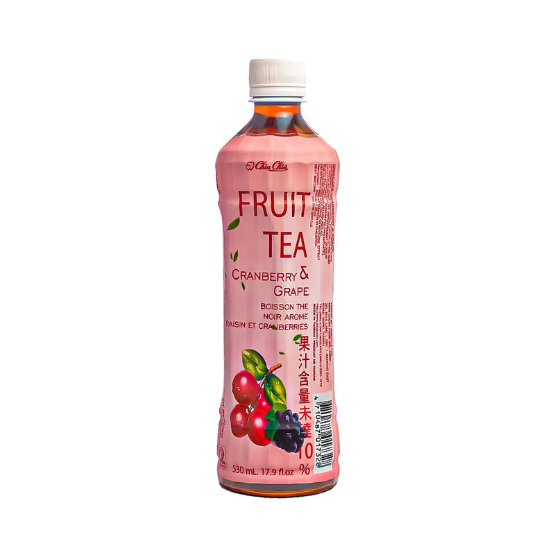 Chin Chin Fruit Tea Drink Cranberry And Grape 530ml