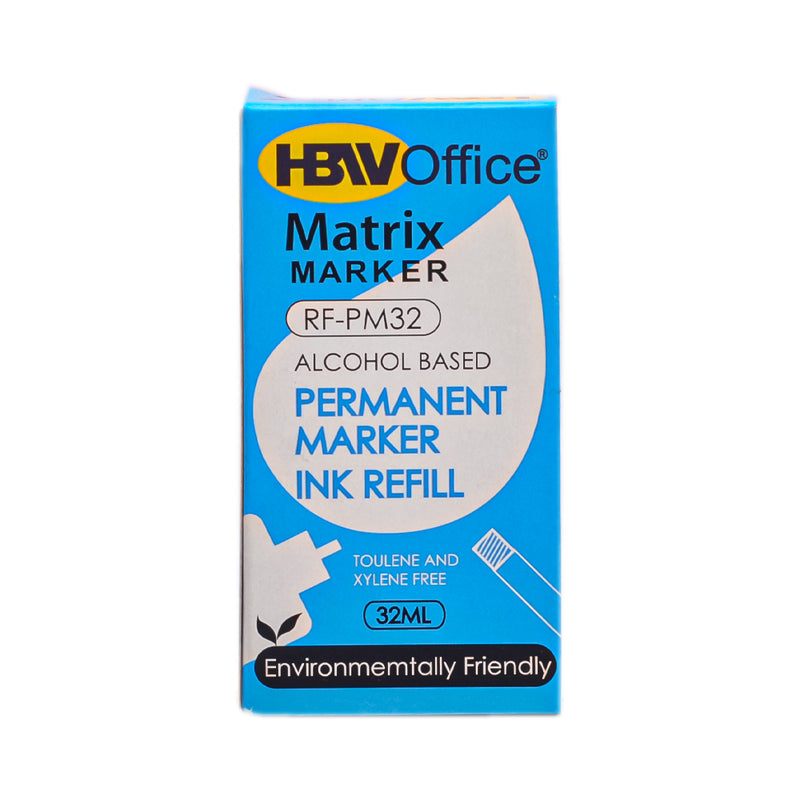 HBW Permanent Marker Ink Black 32ml