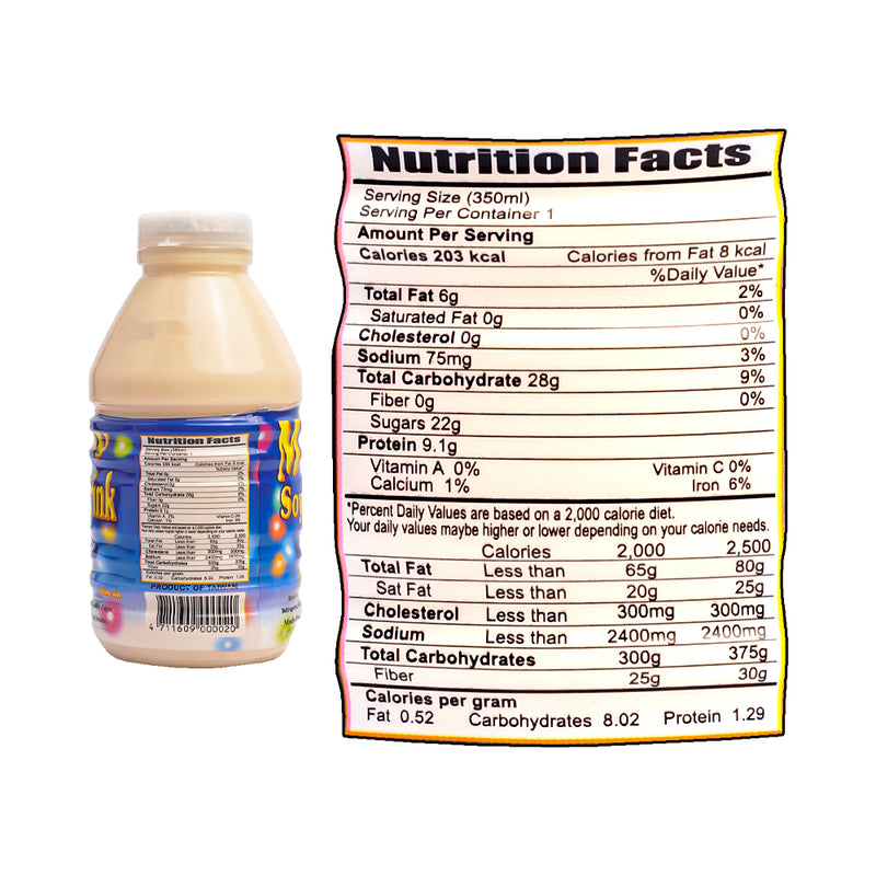 Fat And Thin Milky Soya Drink 350ml