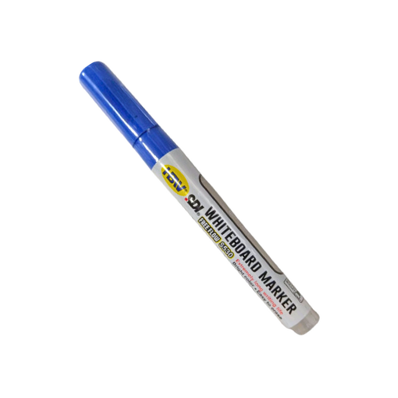 HBW Whiteboard Marker Free Flow Blue