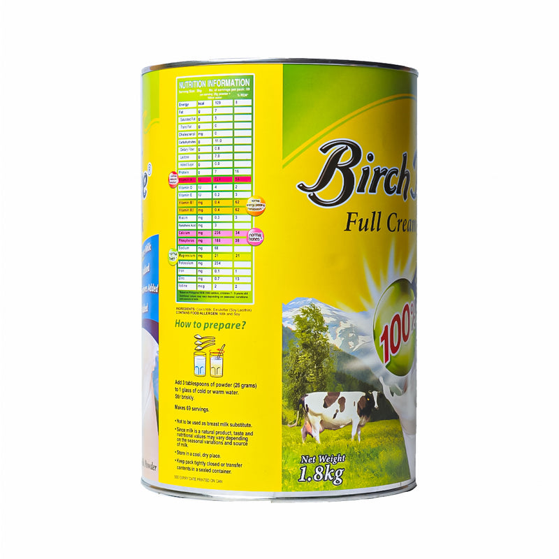 Birch Tree Full Cream Milk Powder 1800g