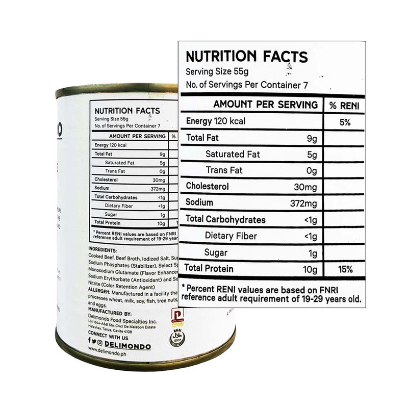 Delimondo Corned Beef Ranch Style 380g