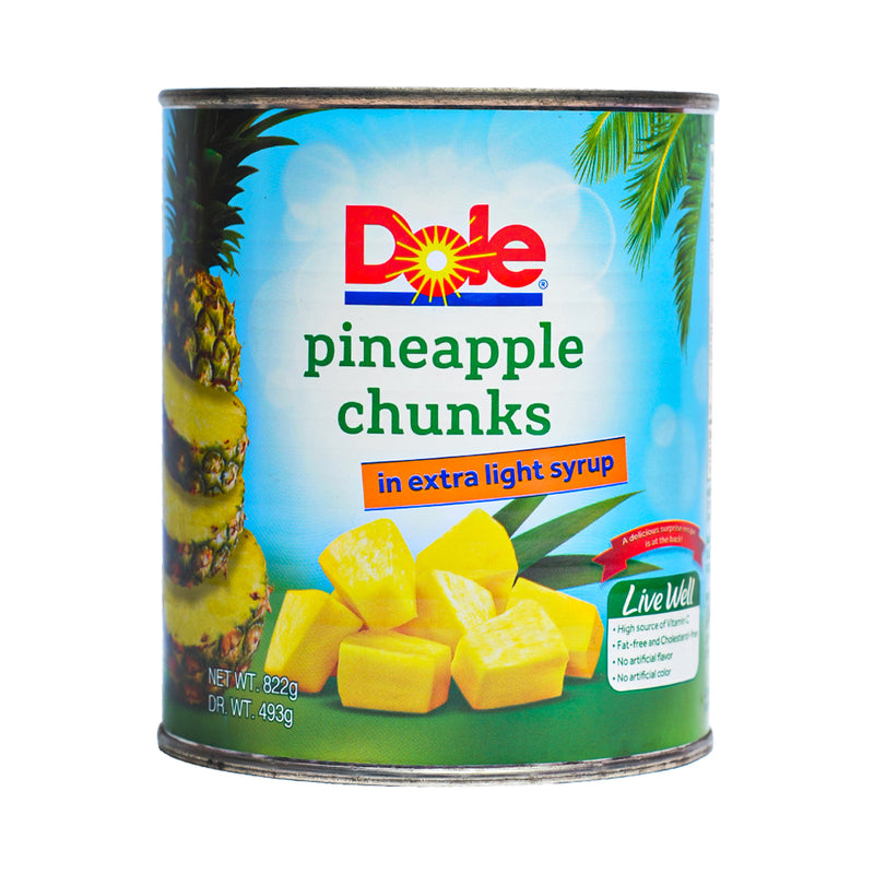 Dole Pineapple Chunks 822g