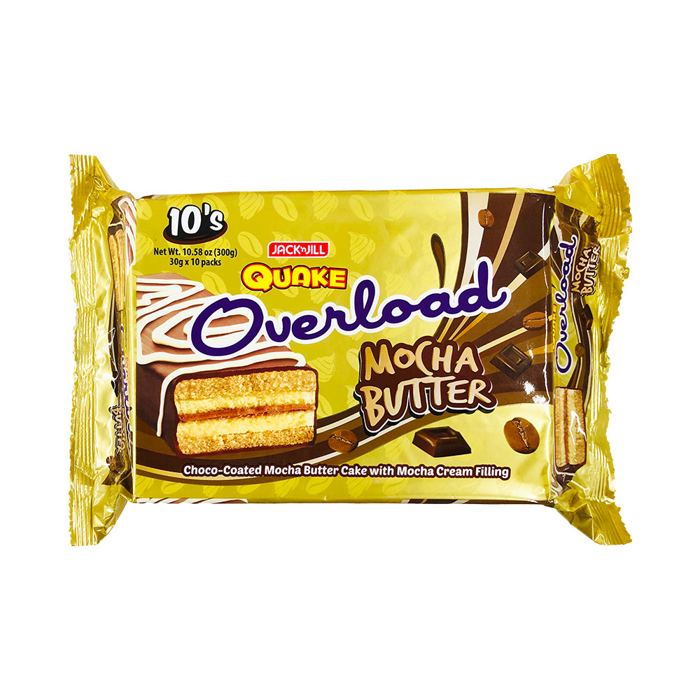 Quake Choco Jack 'n Jill Quake Overload Mocha Butter 30g x 10's