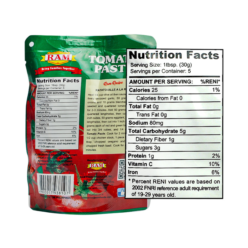 Ram Tomato Paste SUP 150g