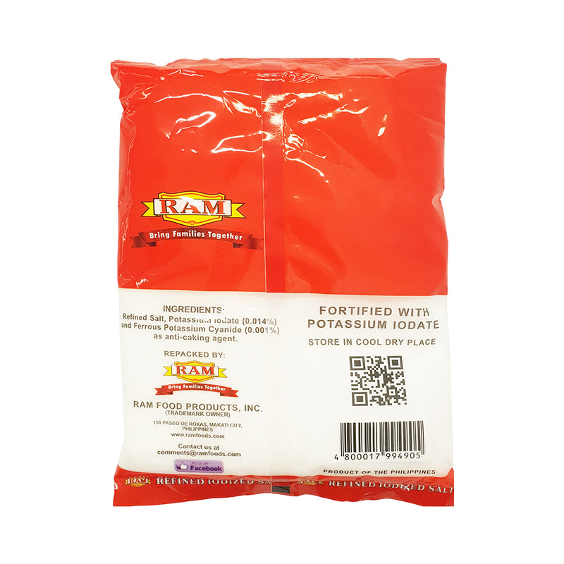 Ram Refined Iodized Salt 1kg