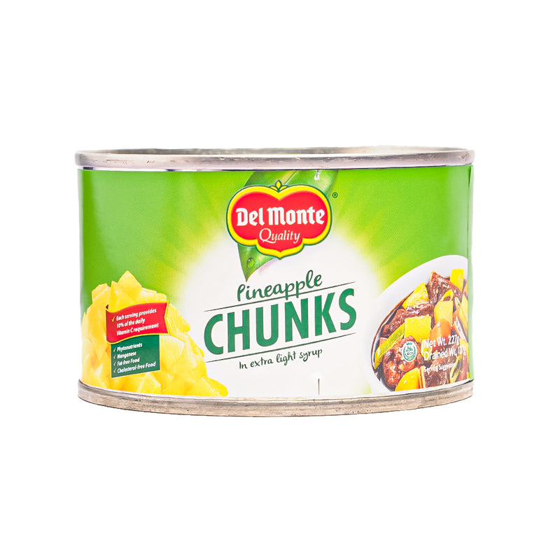 Del Monte Pineapple Chunks Flat 227g