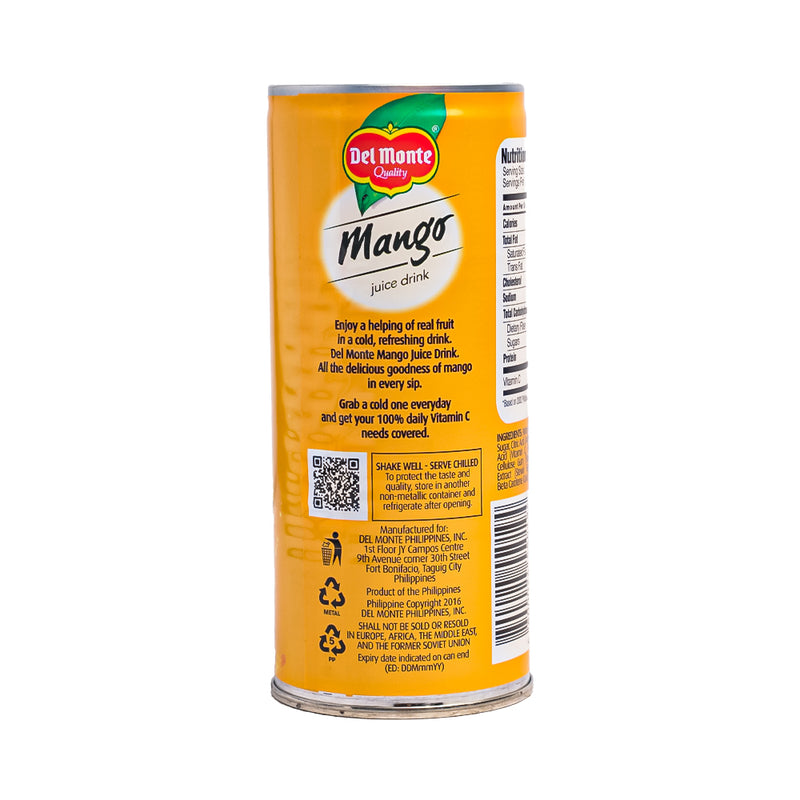 Del Monte Juice Drink Mango (202) 240ml