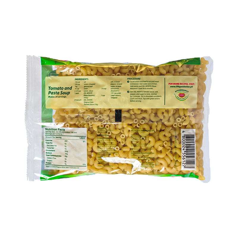 Del Monte Elbow Macaroni 400g