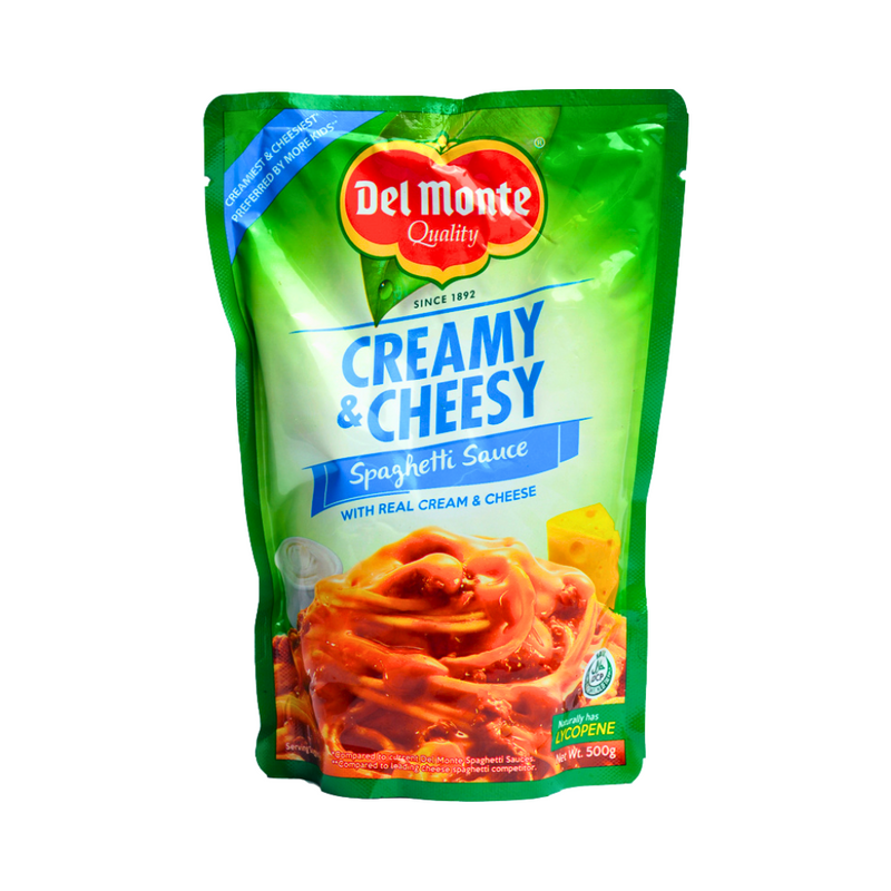 Del Monte Spaghetti Sauce Creamy And Cheesy 500g