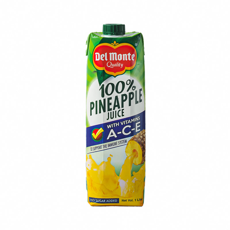 Del Monte 100% Pineapple Juice With Vitamins ACE 1L