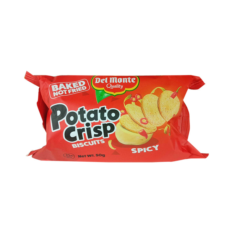 Del Monte Potato Crisp Biscuits Spicy 50g