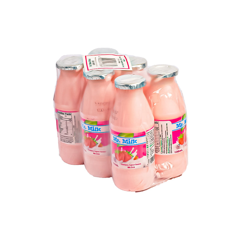 Del Monte Mr. Milk Strawberry Yoghurt 100ml x 6's