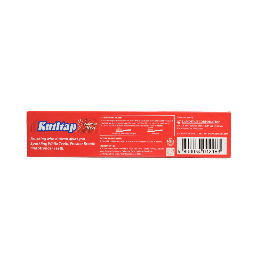 Kutitap Insect Kutitap Toothpaste Dynamite Red 150ml