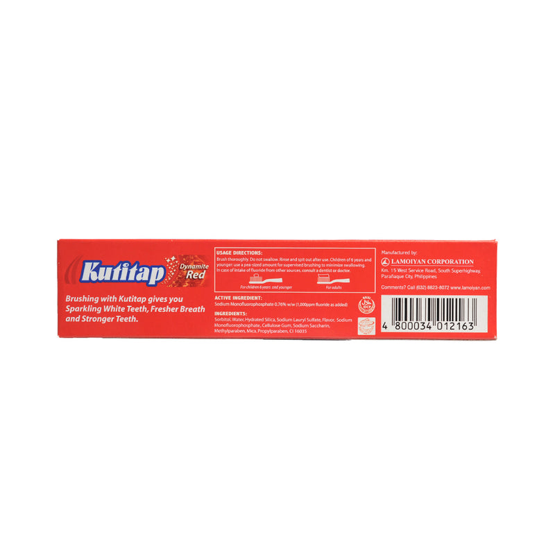 Kutitap Toothpaste Dynamite Red 150ml