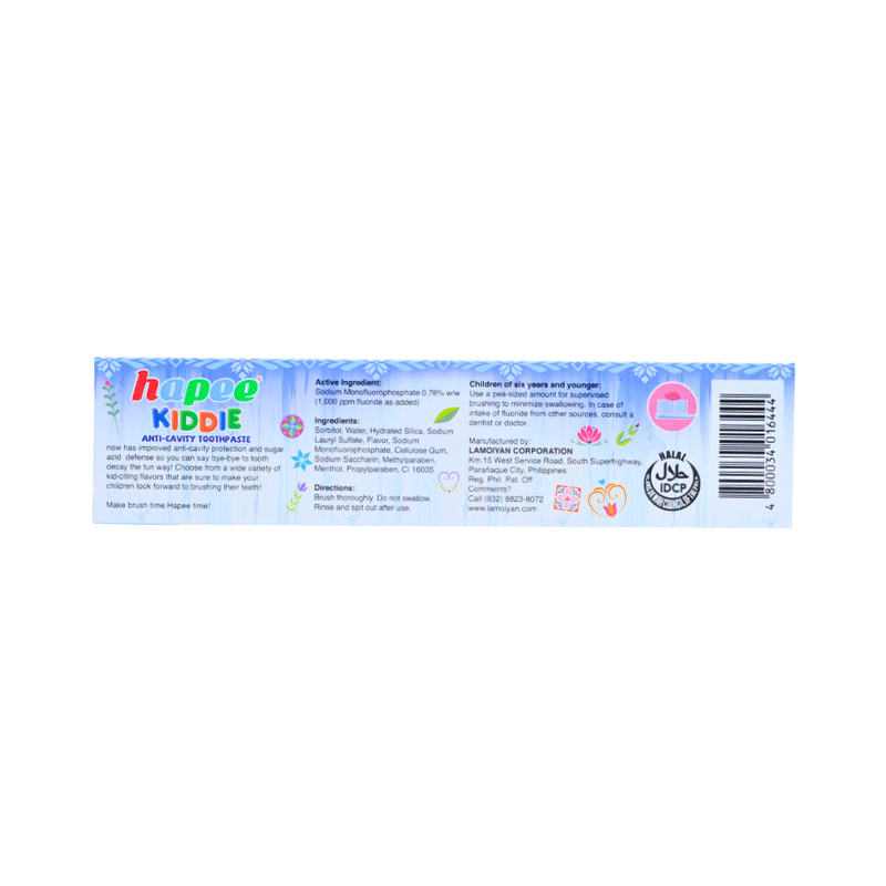 Hapee Kiddie Toothpaste Strawberry Bloom 40g