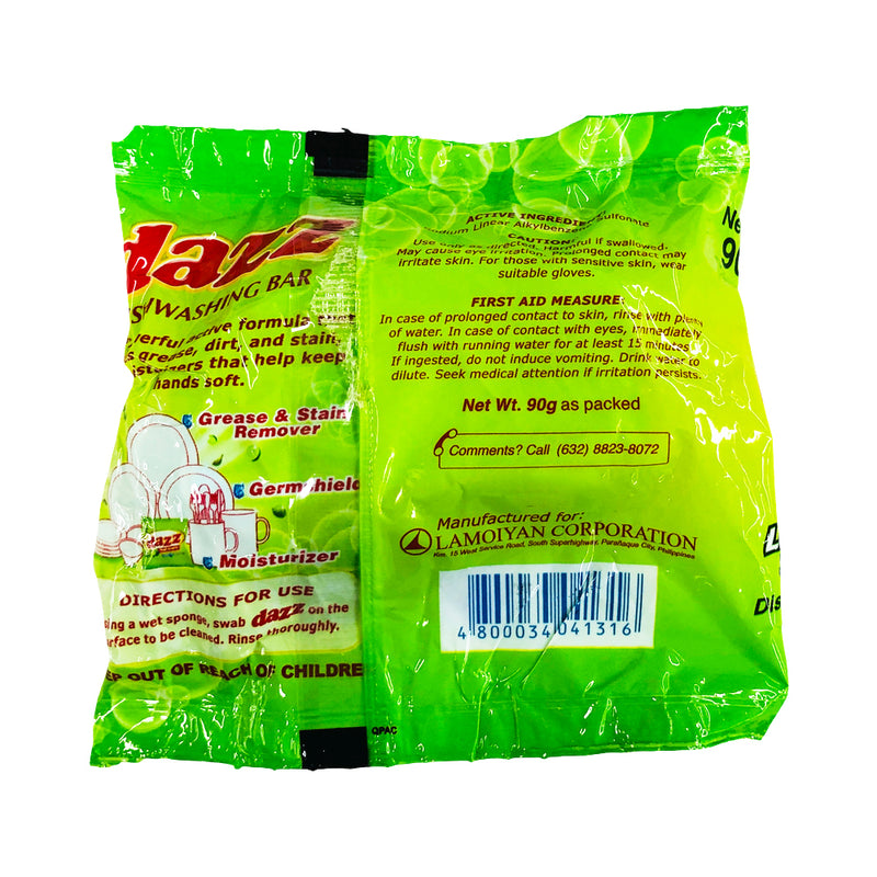Dazz Dishwashing Bar Lime Scent 90g