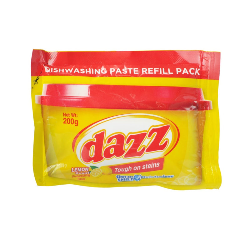 Dazz Dishwashing Paste Refill Lemon 200g