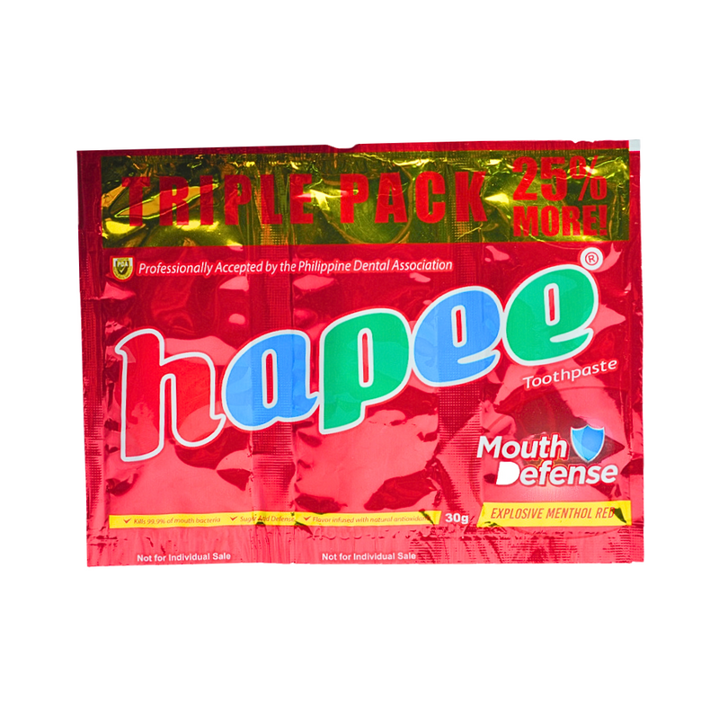 Hapee Toothpaste Explosive Menthol Red Tween 30g