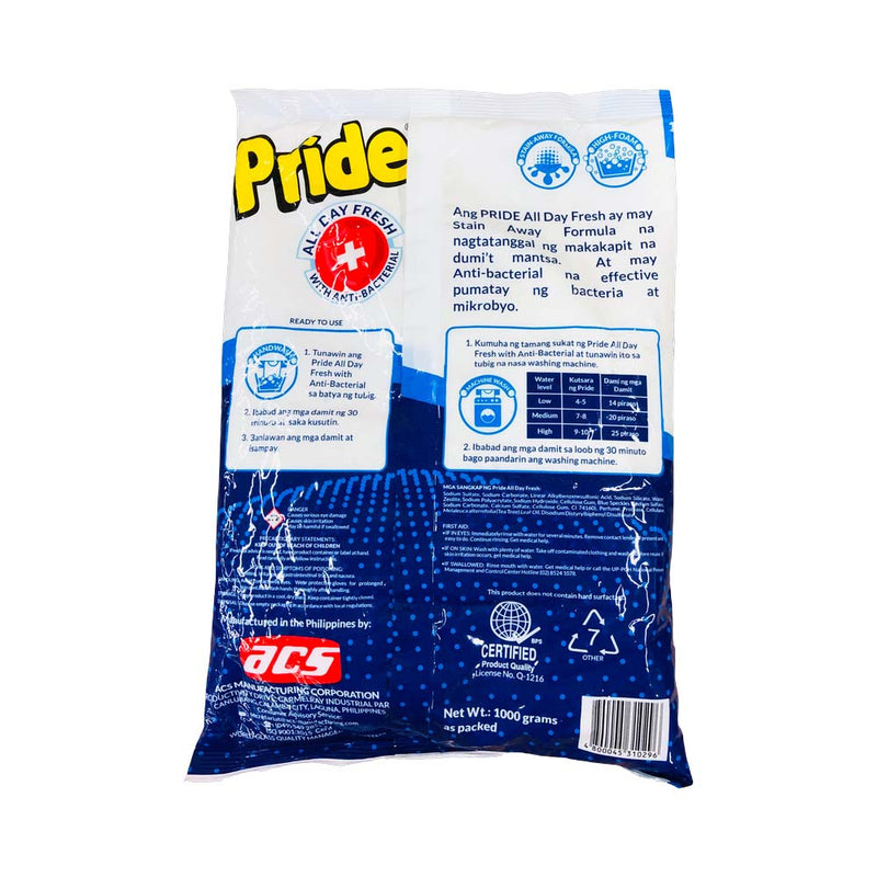 Pride All Purpose Detergent Powder 1000g