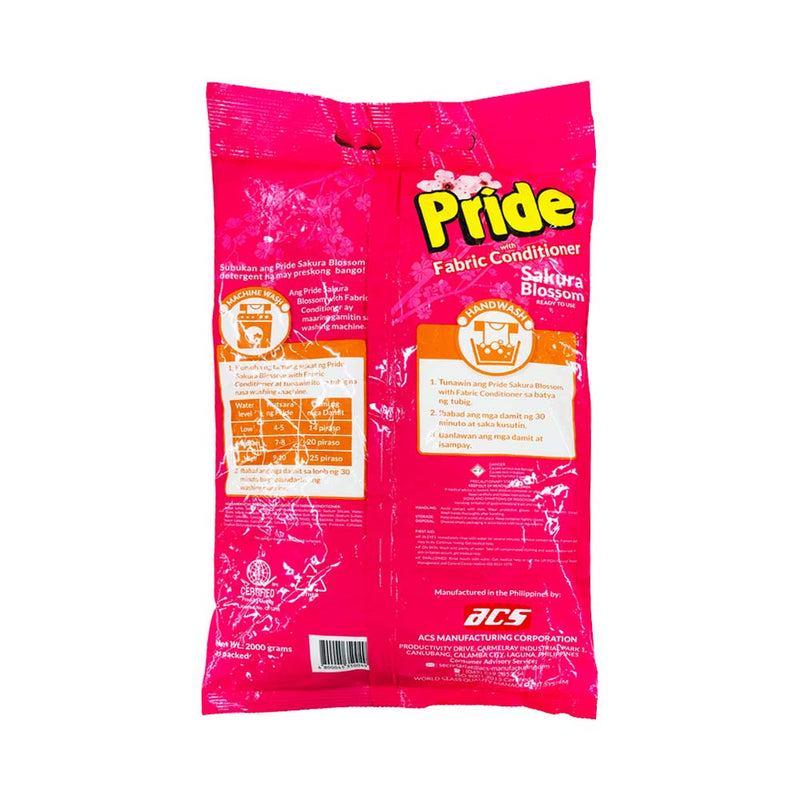 Pride Powder With Fabric Conditioner 2000g