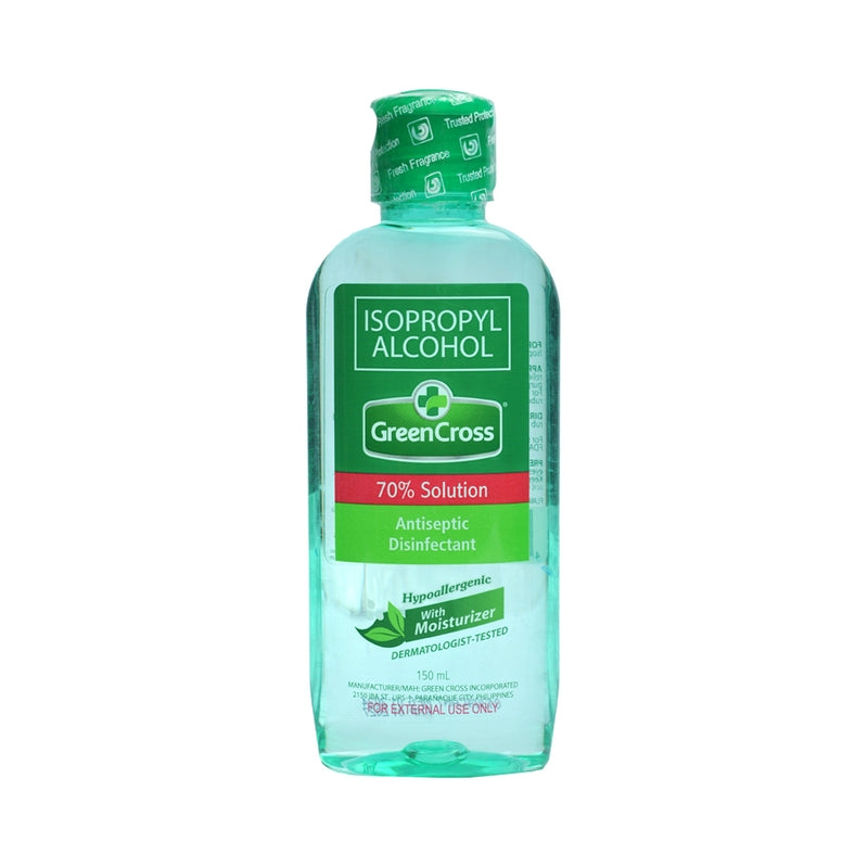 Green Cross 70% Isopropyl Alcohol With Moisturizer 150ml