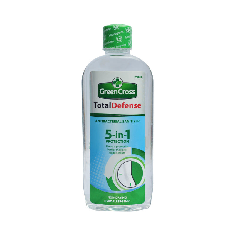 Green Cross Total Defense 5 In 1 Antibacterial Sanitizer 250ml