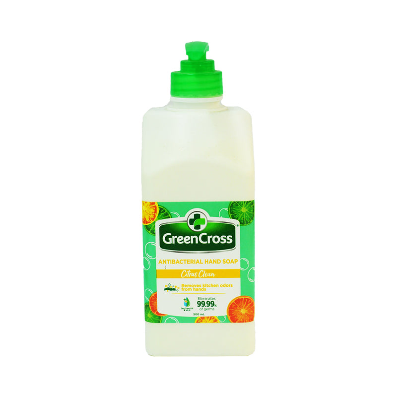 Green Cross Antibacterial Hand Soap Citrus Clean With Pump