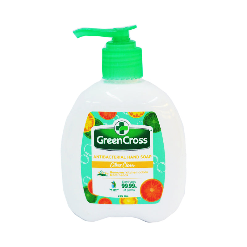 Green Cross Antibacterial Hand Soap Citrus Clean With Pump