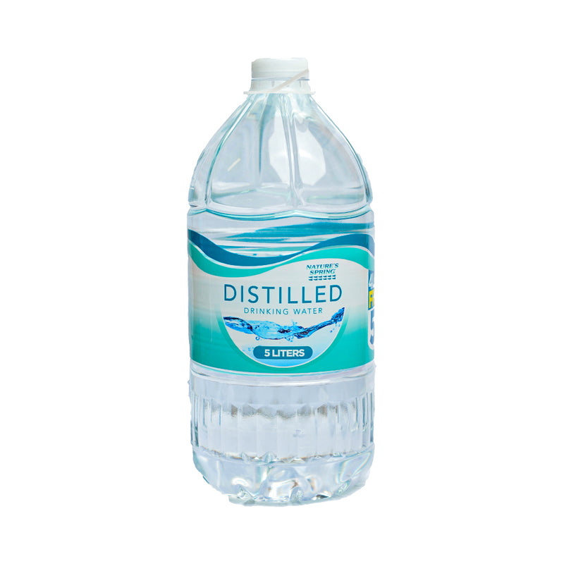 Nature's Spring Distilled Water 4L+1L